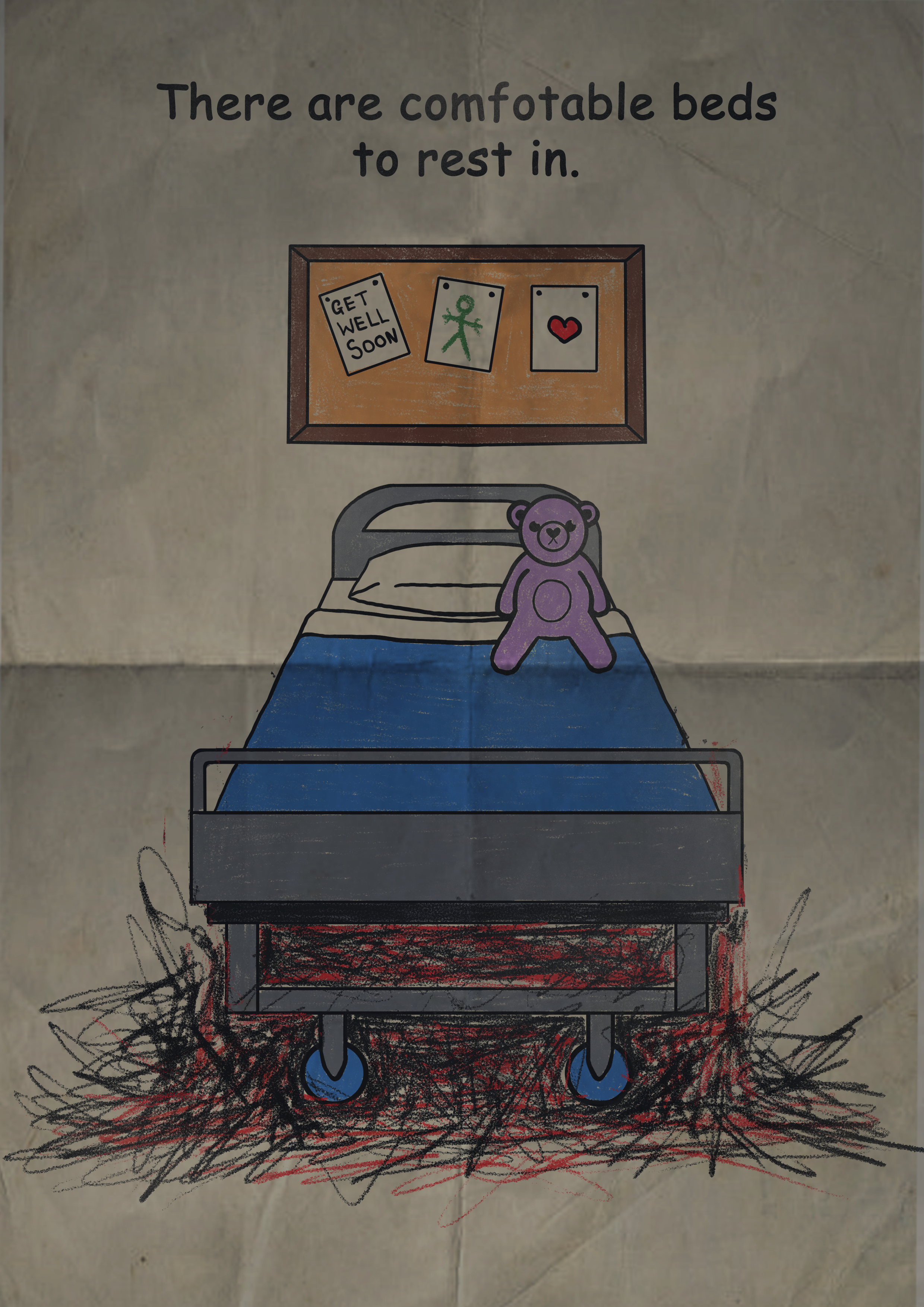 hospital bed